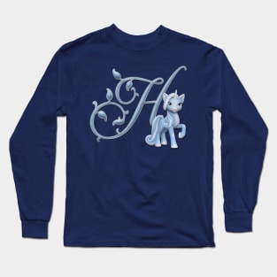 Monogram H Custom Unicorn Long Sleeve T-Shirt